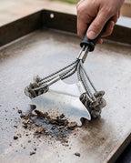 BBQ-Grillbürste aus Edelstahl mit langem Griff