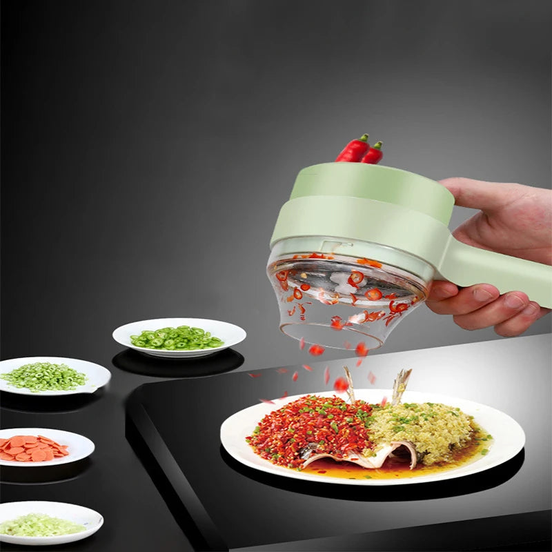 4-in-1 Cordless Electric Vegetable Chopper