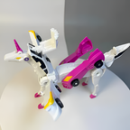 Förvandlingsbar bil- och Pegasus-leksak