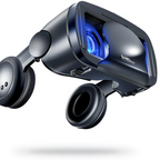 Visore VR per smartphone con cuffie integrate e lenti regolabili