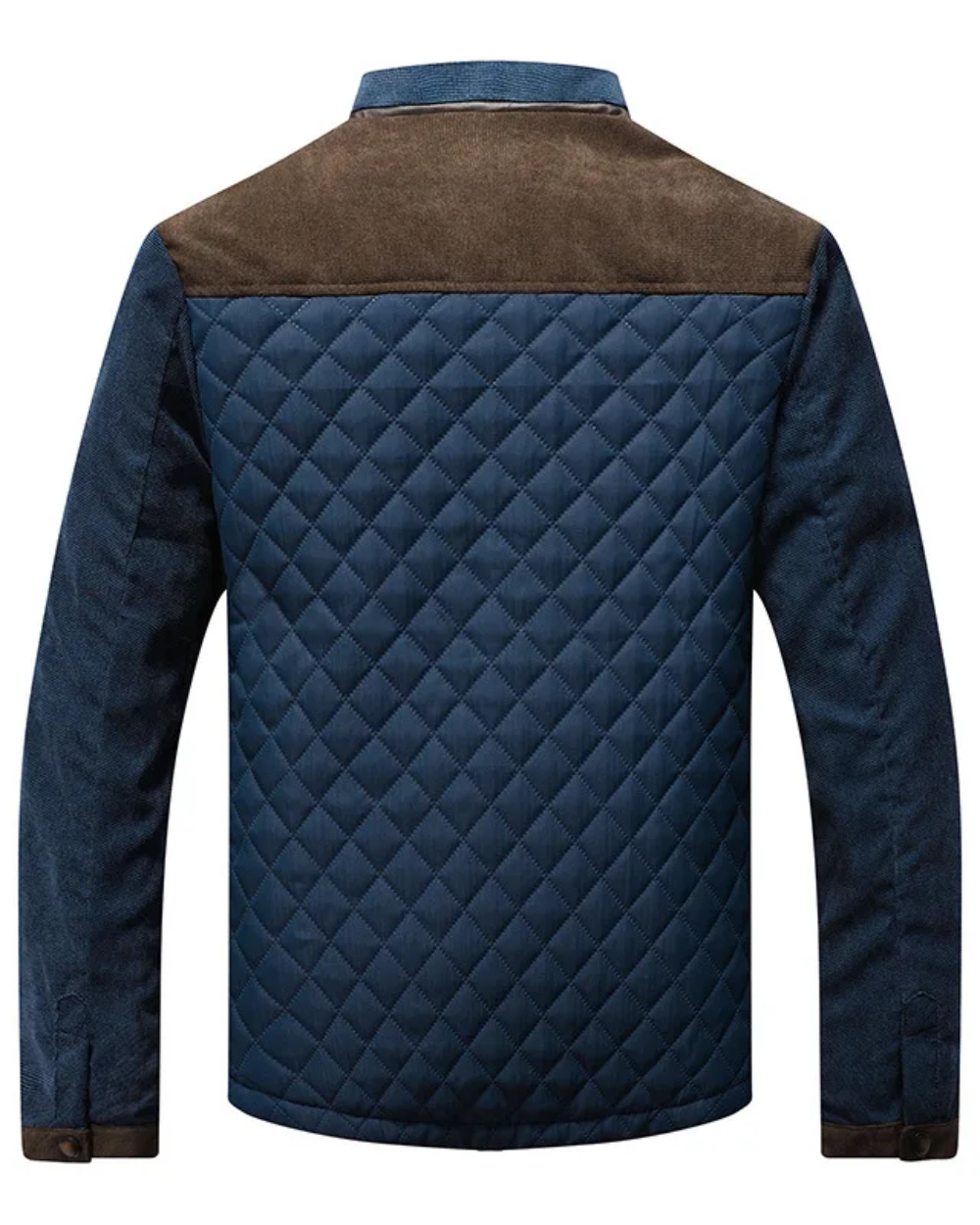 Chaqueta acolchada de hombre con cuello mao