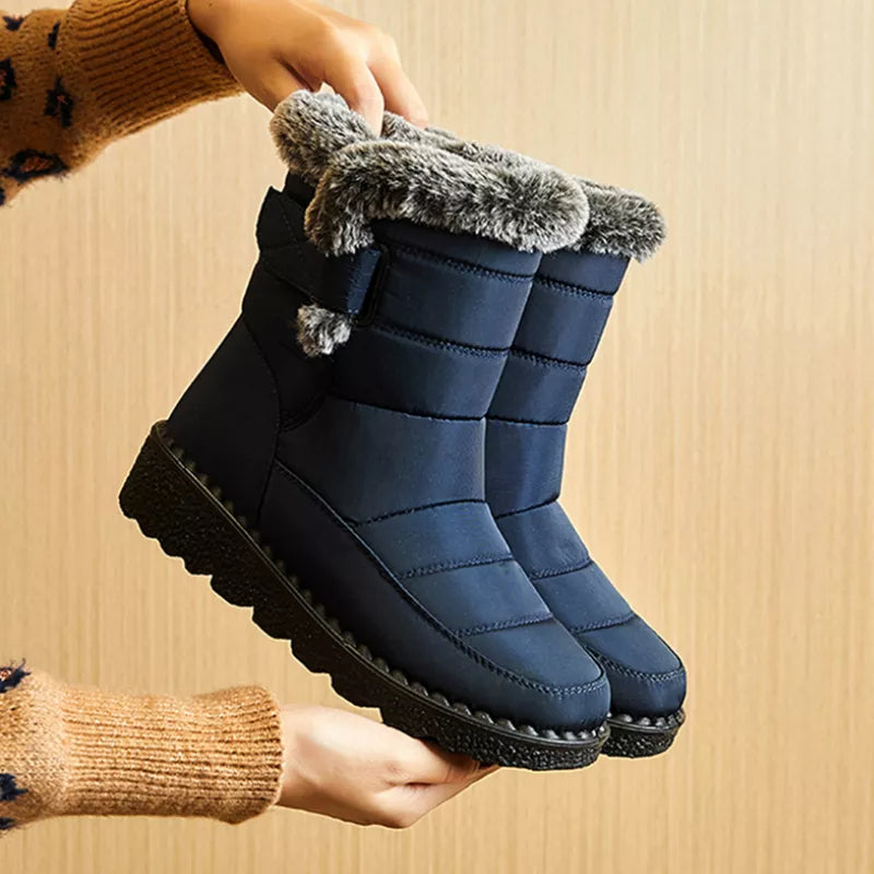 Stivaletti invernali imbottiti unisex alla caviglia