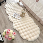 Alfombra de noche de felpa con forma de nube