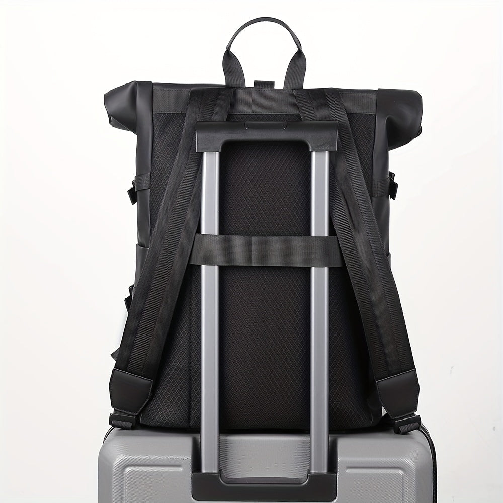 Mochila de viaje impermeable con cierre enrollable