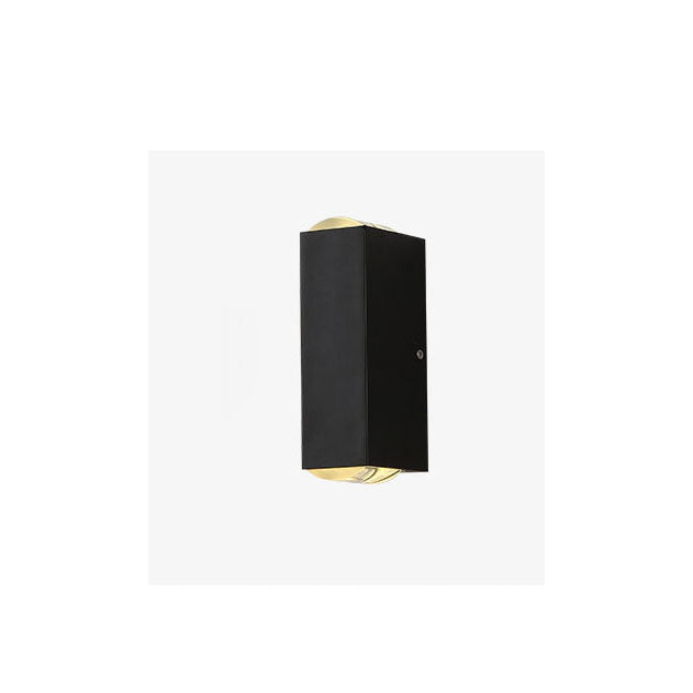 Lampada da parete rettangolare Scandi a LED per esterni con luce rivolta verso l'alto e verso il basso