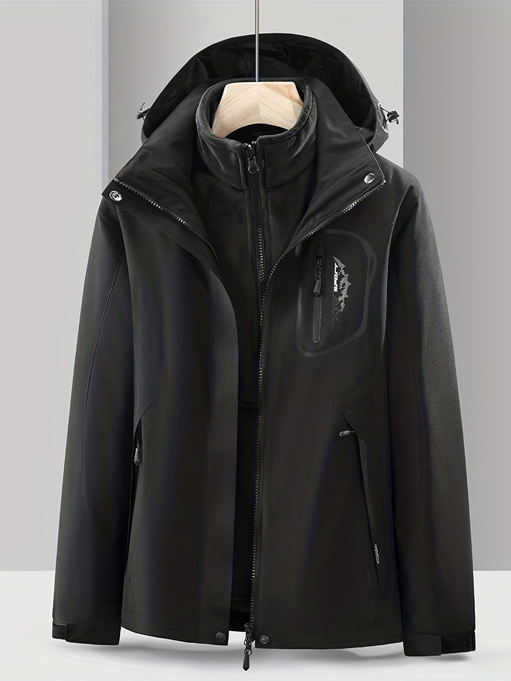 Women's Hooded Three-in-One Jacket