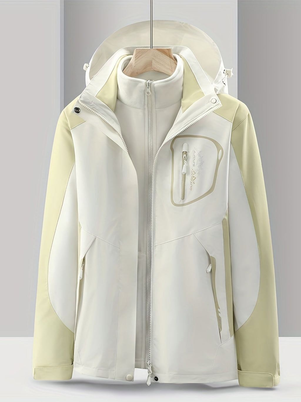 Women's Hooded Three-in-One Jacket