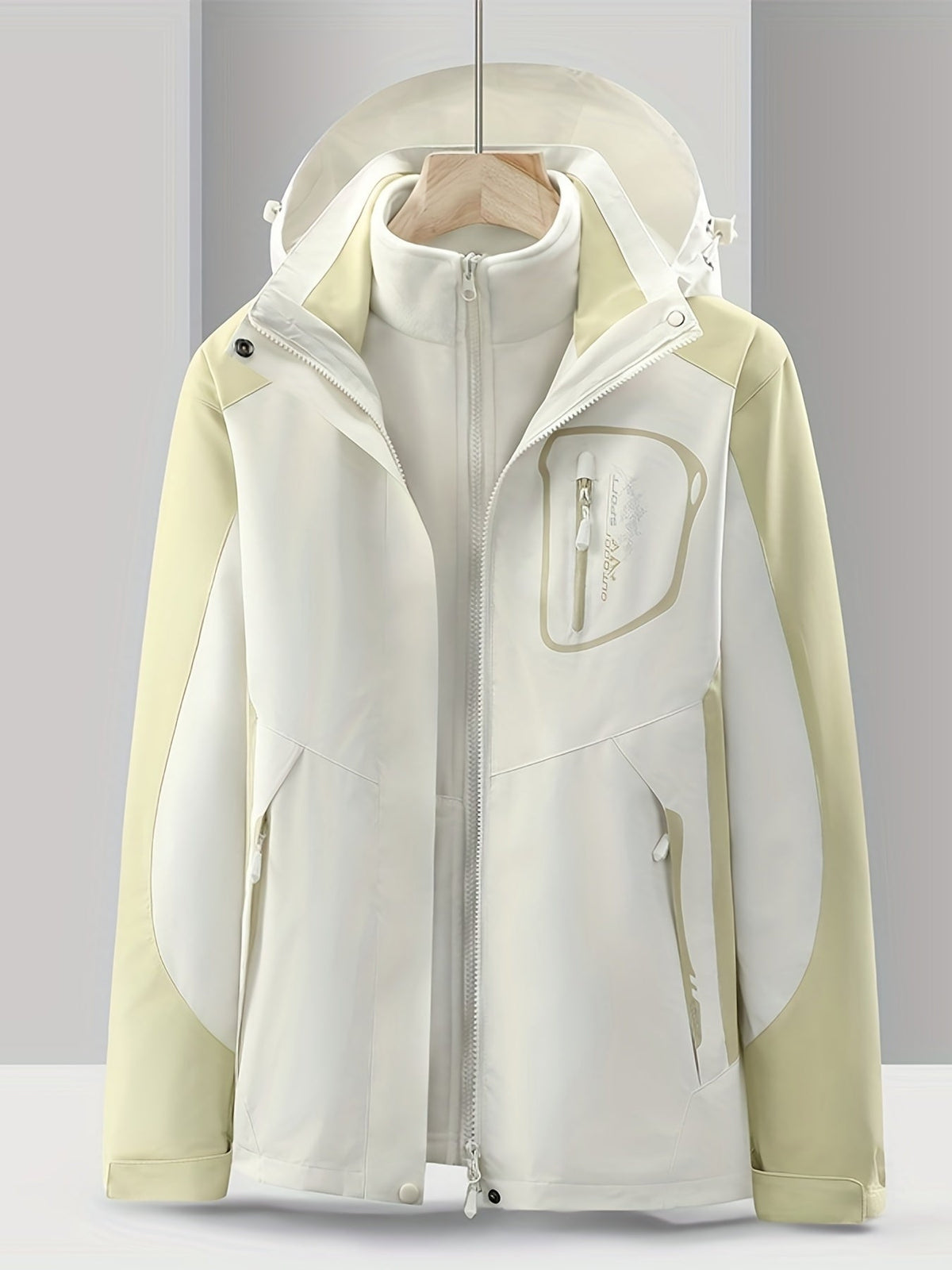 Women's Hooded Three-in-One Jacket