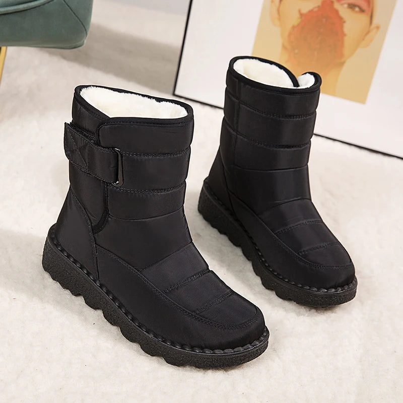 Stivaletti invernali imbottiti unisex alla caviglia
