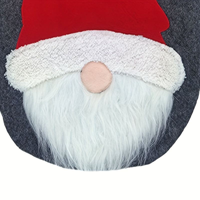 Weihnachtsmann-Toilettensitz und Badematten-Set