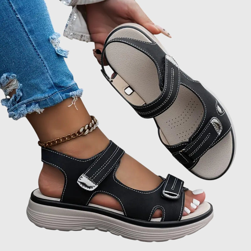 Sandales confortables réglables pour femmes, idéales au quotidien