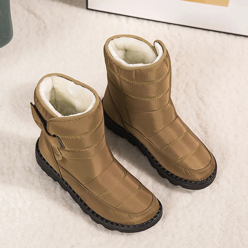 Stivaletti invernali imbottiti unisex alla caviglia
