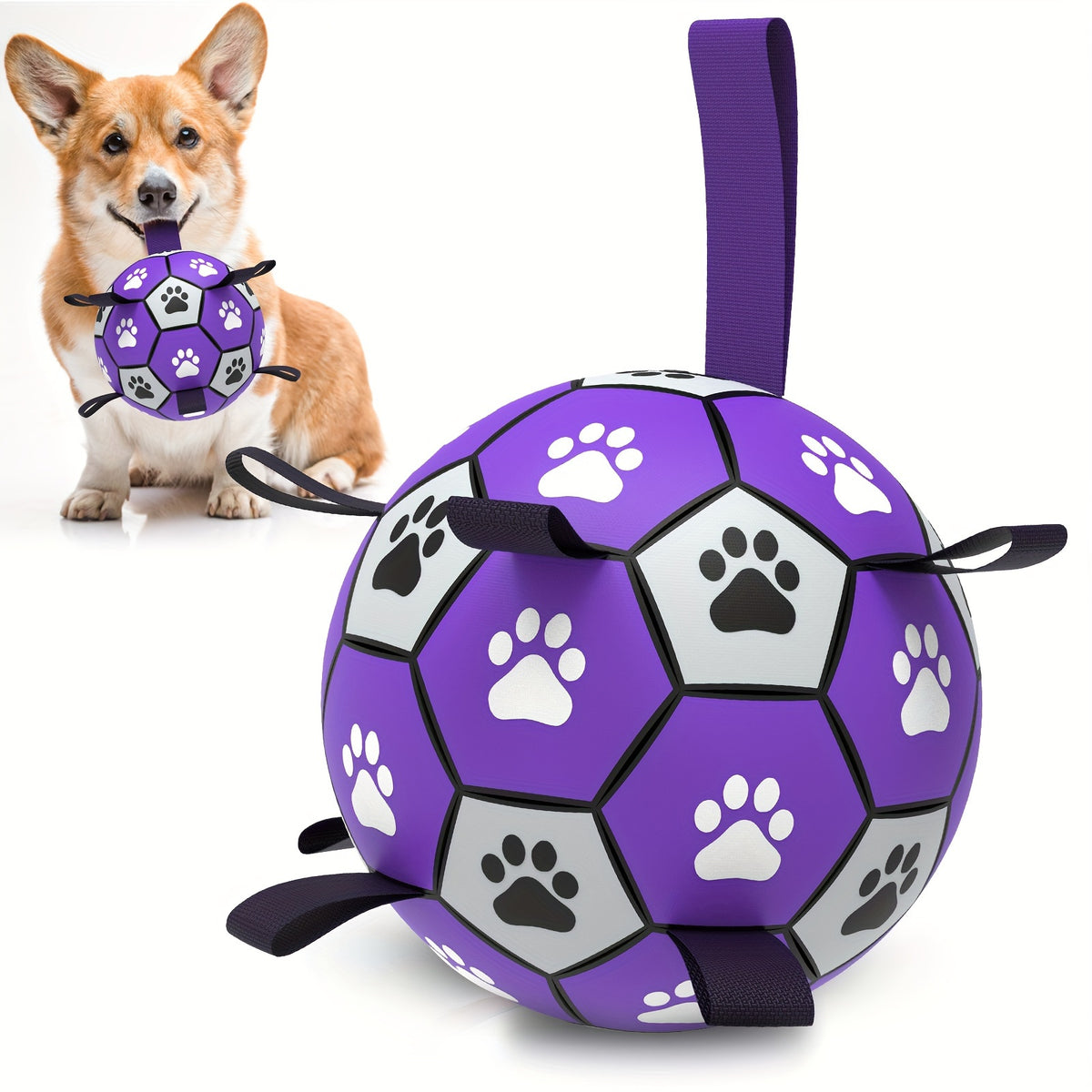 Interactive Dog Tug Ball Toy