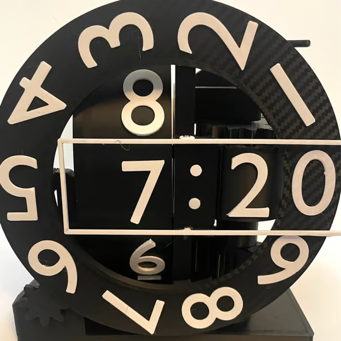 Moderne digitalt 3D-displayur