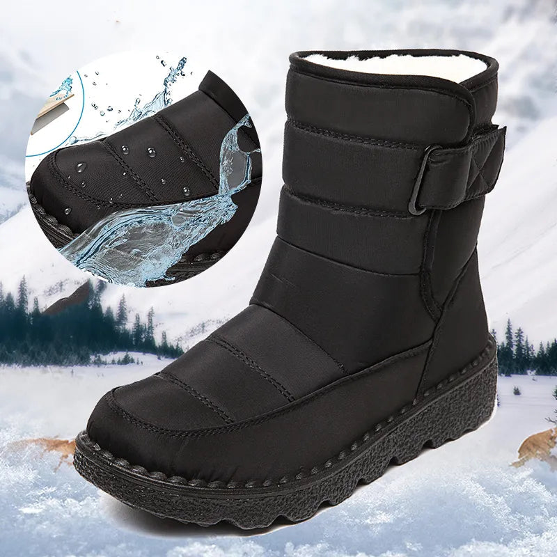 Stivaletti invernali imbottiti unisex alla caviglia