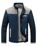 Chaqueta acolchada de hombre con cuello mao