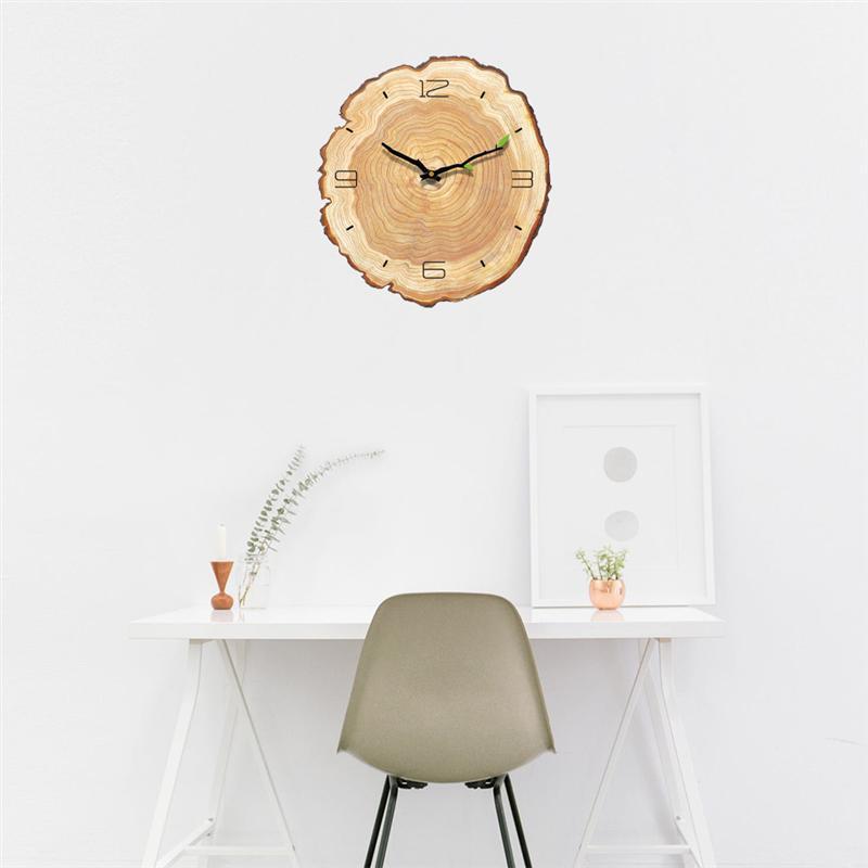 Wood Slice Wall Clock