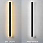 Lampada da parete lineare architettonica a LED con protezione dagli agenti atmosferici IP65