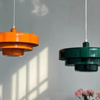Lampada a sospensione LED moderna a strati per soffitto