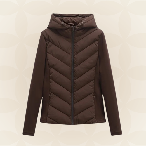 Women’s Hybrid Quilted Hooded Jacket