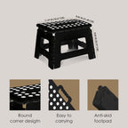 Foldable Step Stool with Grip Surface