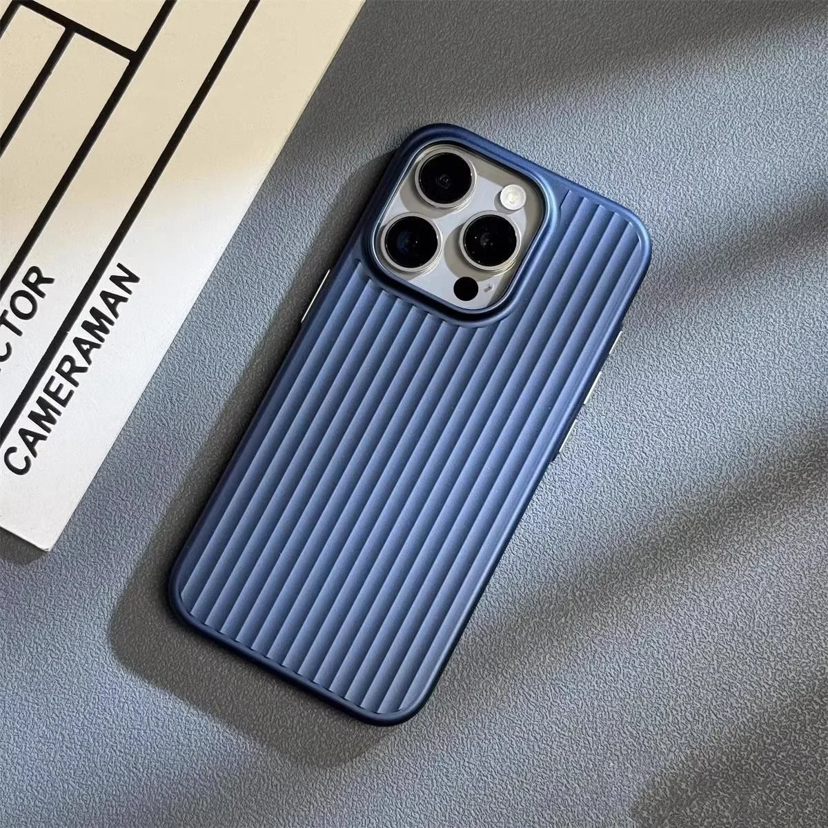 Slim Ribbed Phone Case with Textured Grip