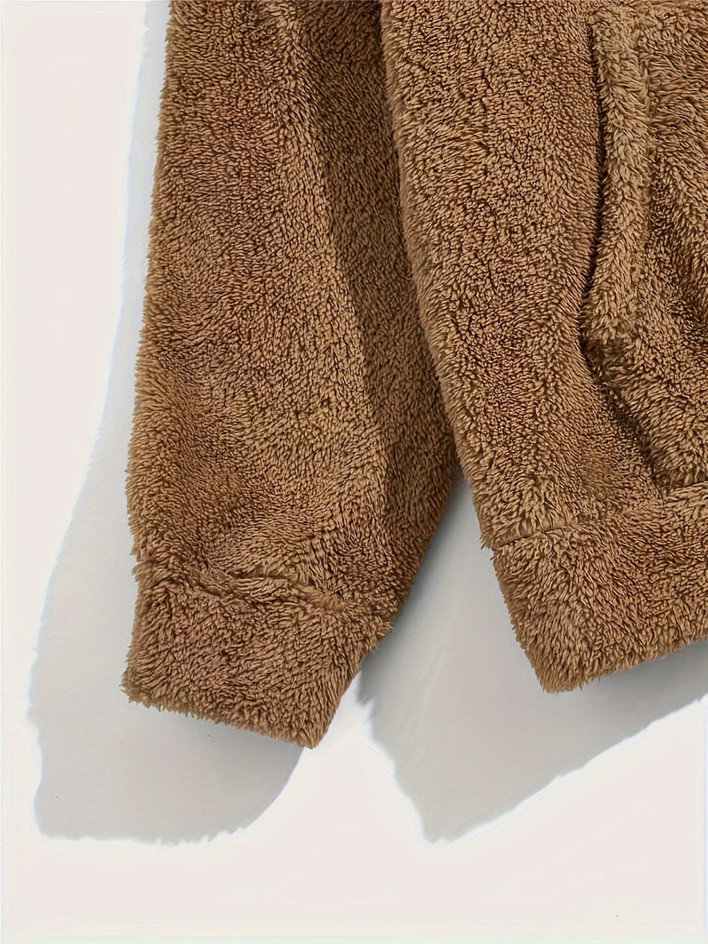 Set felpa con cappuccio e jogger in pile testurizzato