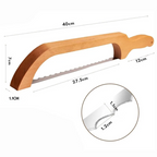 Ergonomic Bow-Shaped Bread Knife