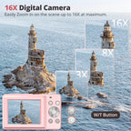 Fotocamera digitale compatta con design dell'obiettivo in stile ottico