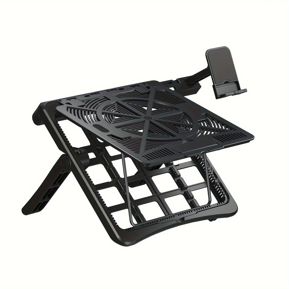 Adjustable Laptop Stand with Phone Holder