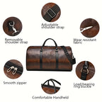 Bolsa de viaje con efecto de piel de cocodrilo