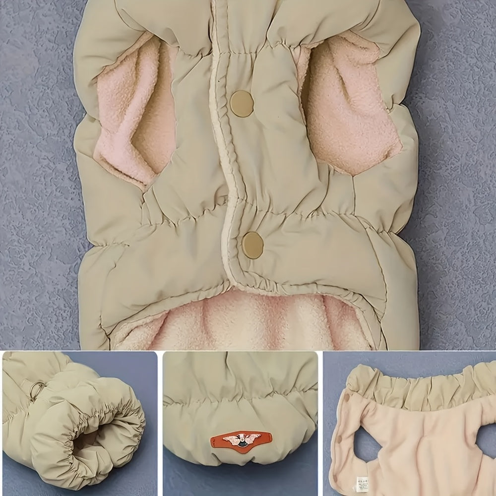 Padded Cat Jacket with Hood