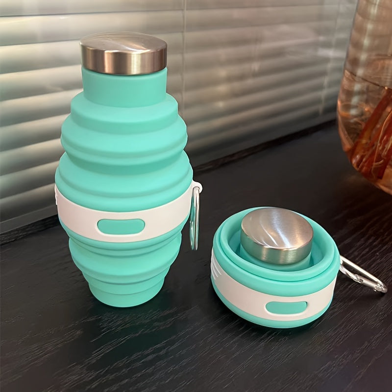 Botella de agua de viaje plegable