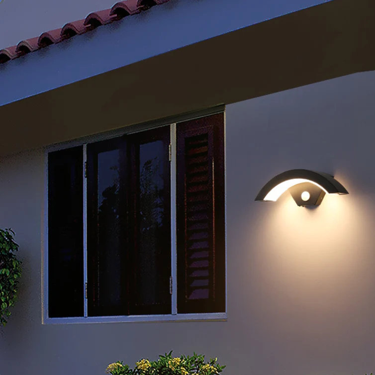 Outdoor LED Wall Light with Sensor