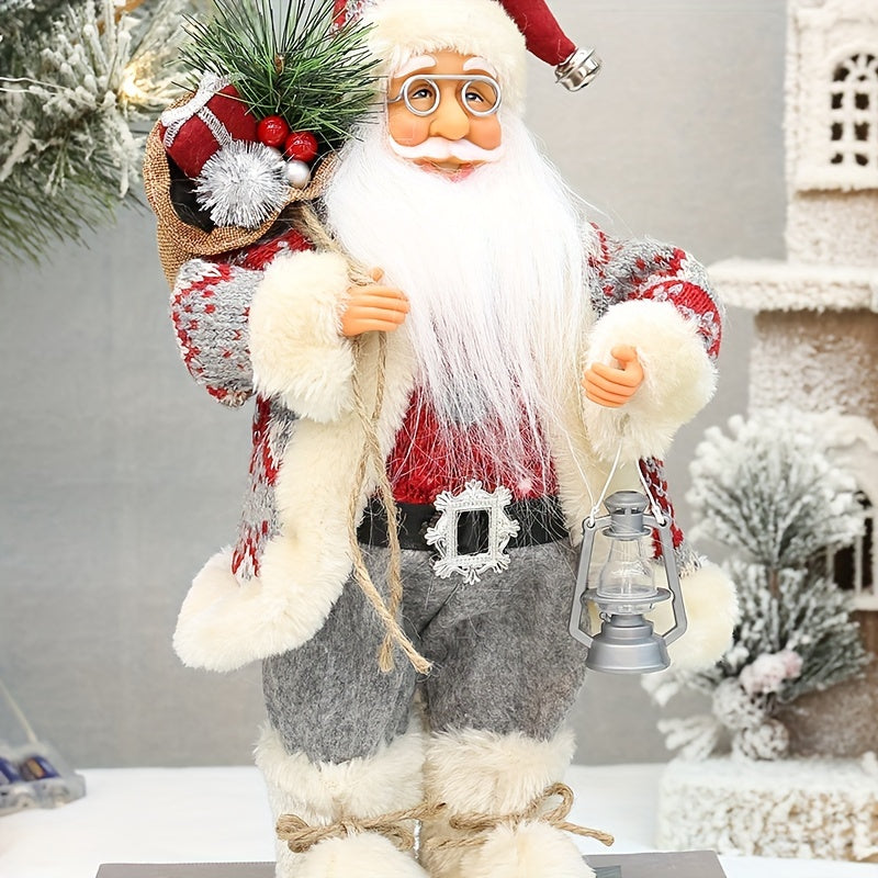 Figura natalizia decorativa di Babbo Natale