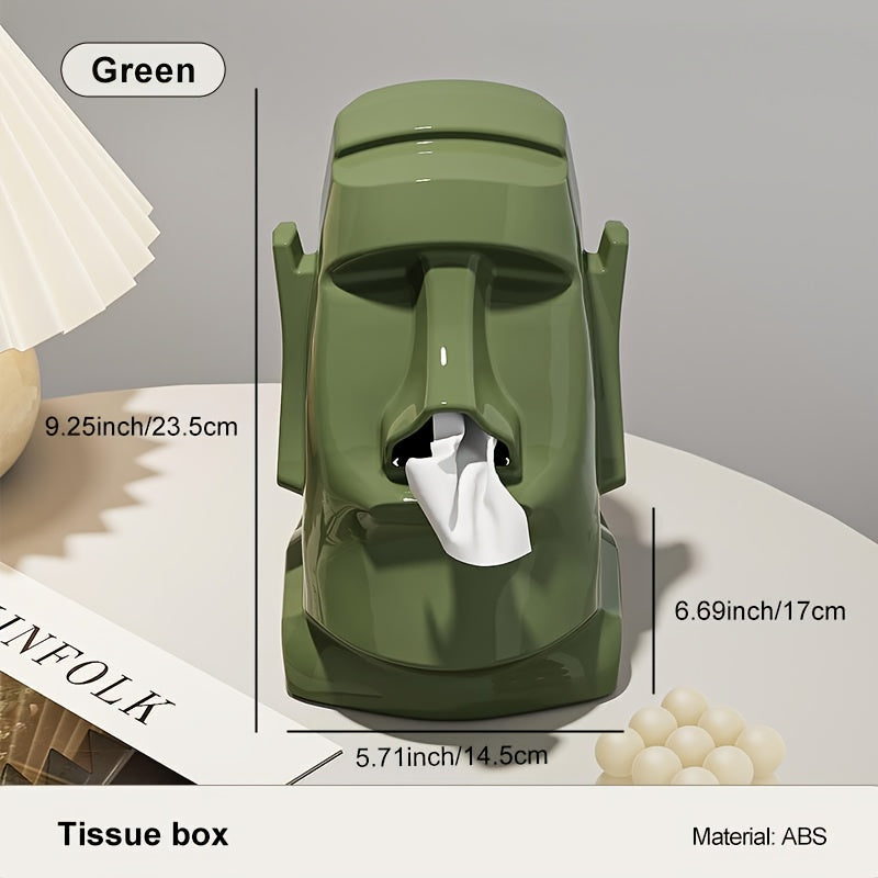 Face-Shaped Tissue Box Holder