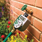 Temporizador digital de riego para jardín con control de irrigación programable