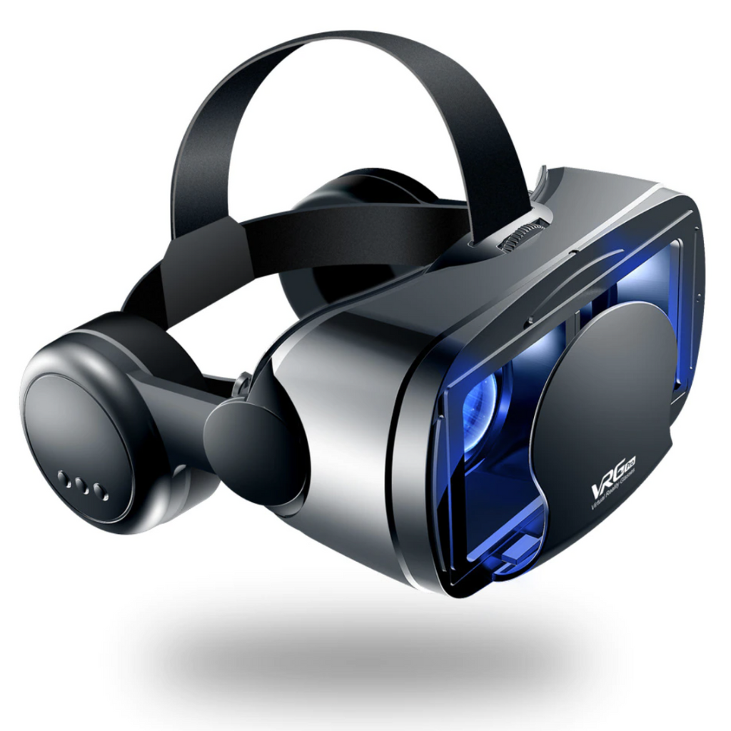 Visore VR per smartphone con cuffie integrate e lenti regolabili