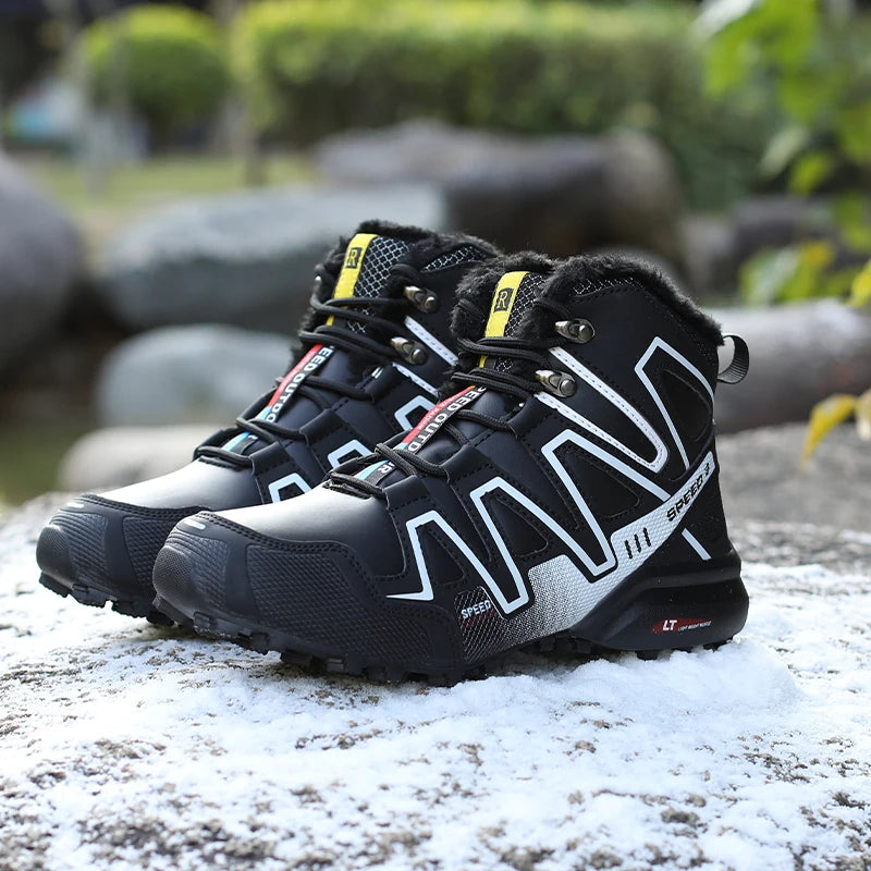 Herren-Wanderschuhe mit hohem Schaft für Outdoor-Aktivitäten