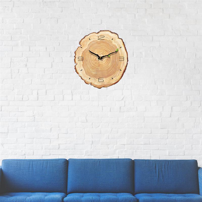 Wood Slice Wall Clock