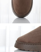 Stivaletti Chelsea da donna con platform e fodera in ecopelliccia