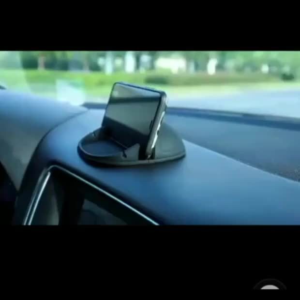 Alfombrilla con soporte para teléfono para el salpicadero del coche
