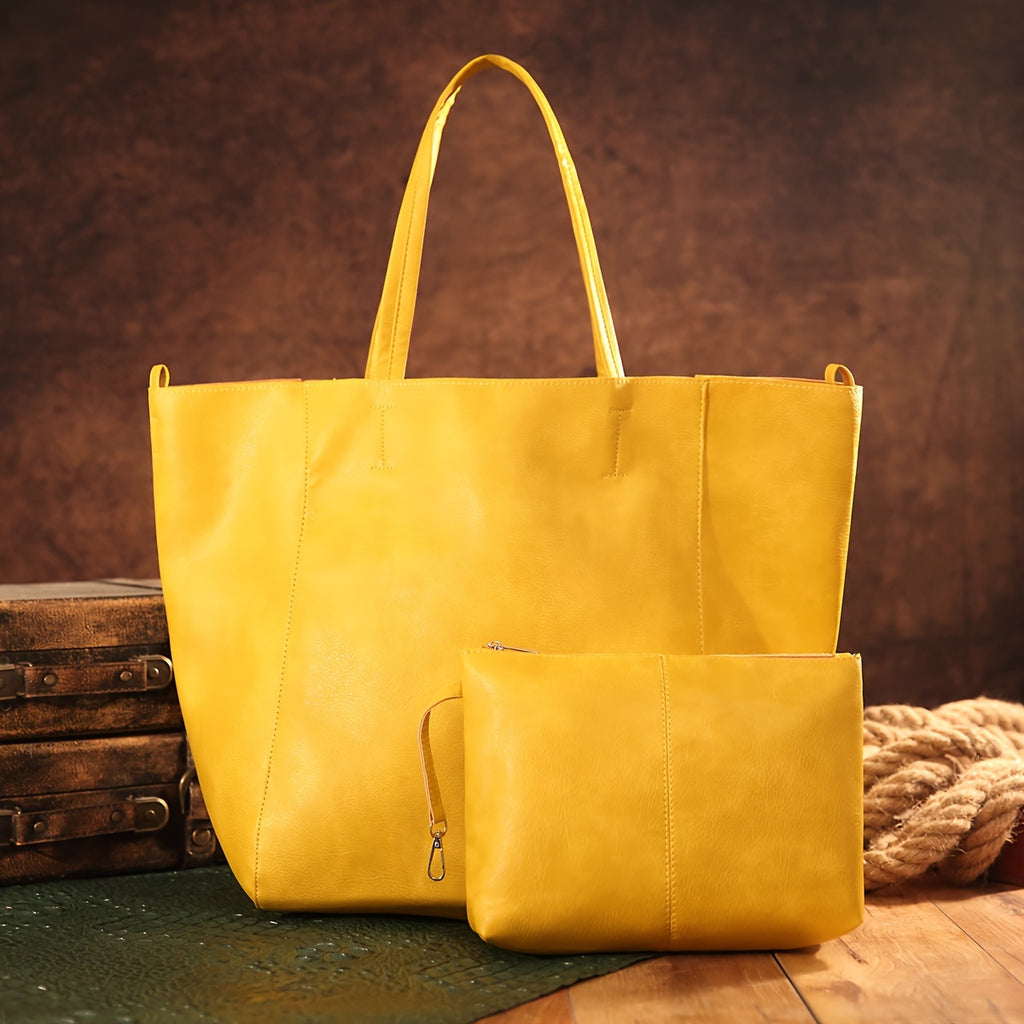 Übergroße lässige Schultertasche
