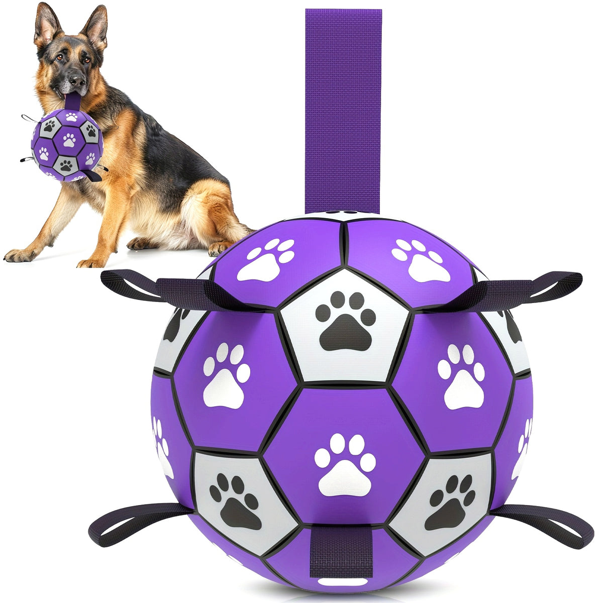 Interactive Dog Tug Ball Toy