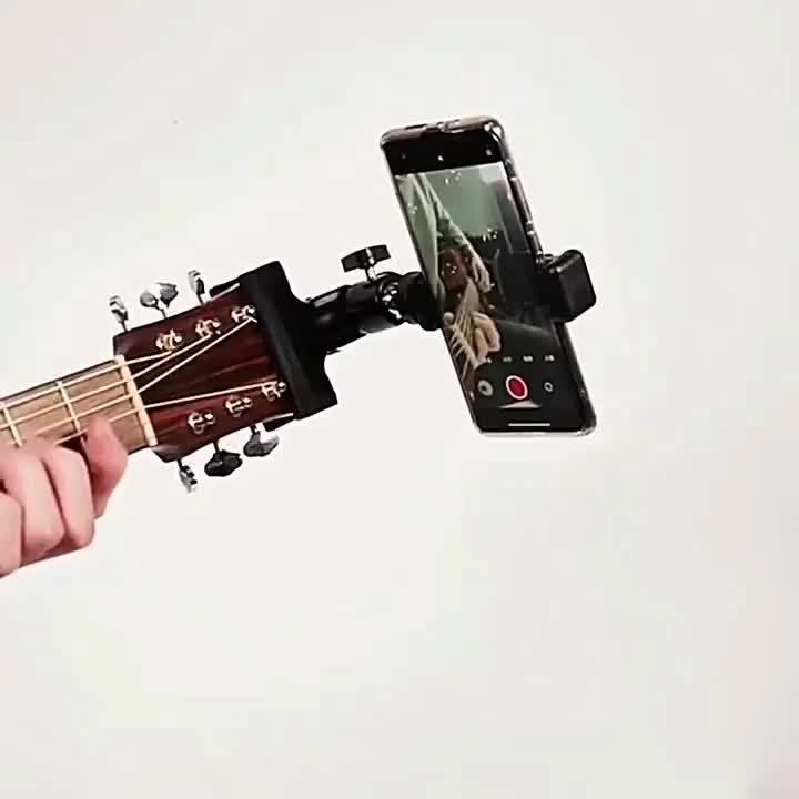 Telefonholder til guitarhoved