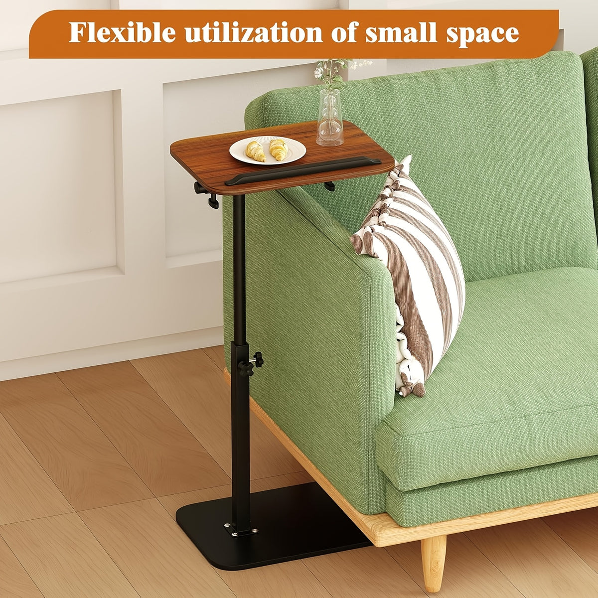 Table d’appoint réglable pour ordinateur portable au lit