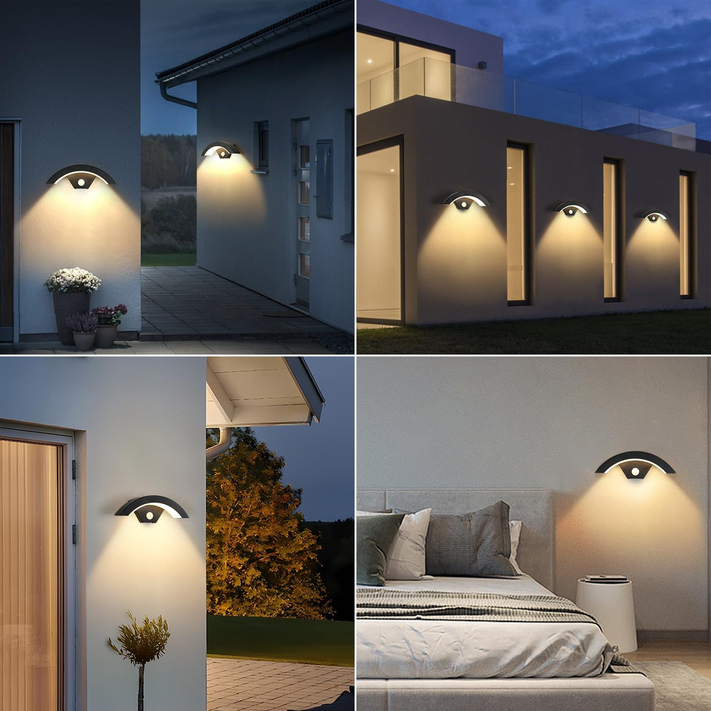 Outdoor LED Wall Light with Sensor