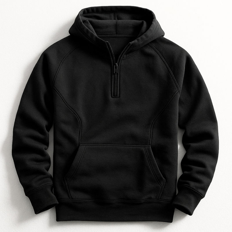 Men’s Half-Zip Hooded Sweatshirt