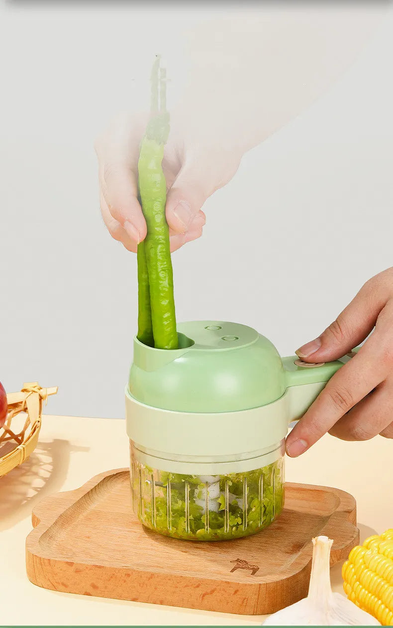 4-in-1 Cordless Electric Vegetable Chopper