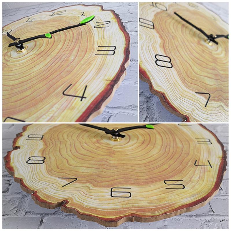 Wood Slice Wall Clock